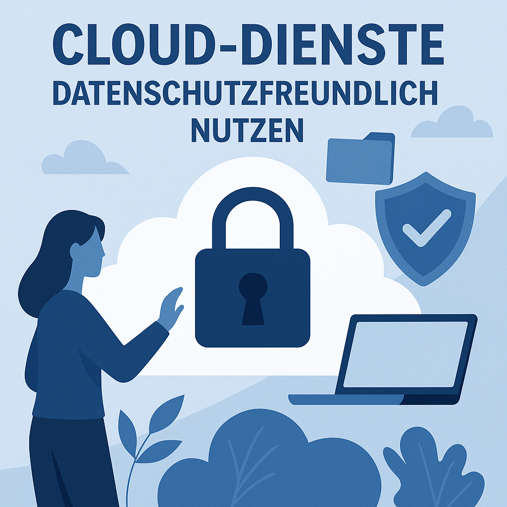 Symbol für sichere Cloud-Datenspeicherung